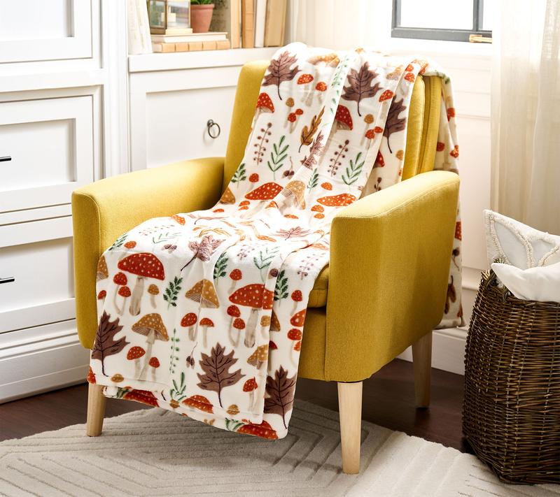 Hay & Harvest Plush Throw Blanket