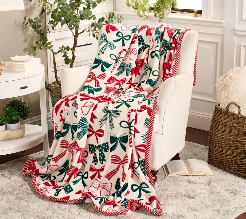 Kringle Express Plush Throw Blanket