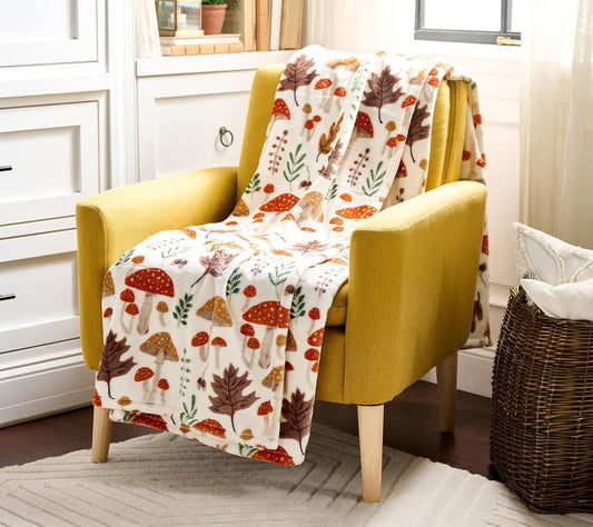 Hay & Harvest Plush Throw Blanket