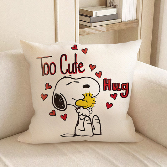 Snoopy Love Throw Pillow
