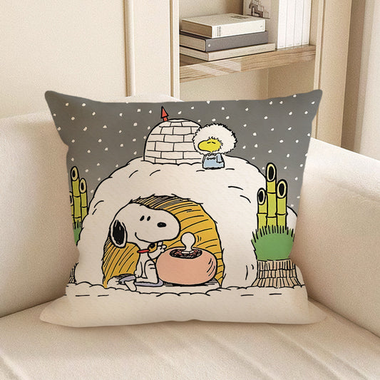 Igloo Snoopy Throw Pillow